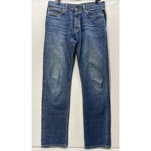 Wies Made Jeans Mens 33x34 Blue Selvedge Denim Sam Fit Straight Leg READ